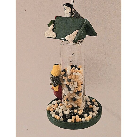 wild bird unltd Bird Feeder Ornaments With Miniature Birds & Faux Seeds - Picture 6 of 9